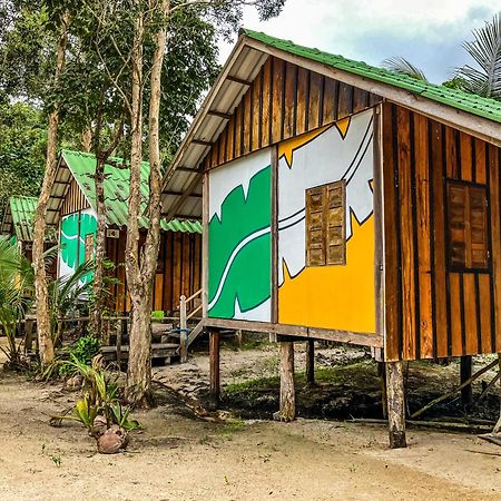 Palm Beach Bungalow Resort Prek Svay Village Bagian luar foto