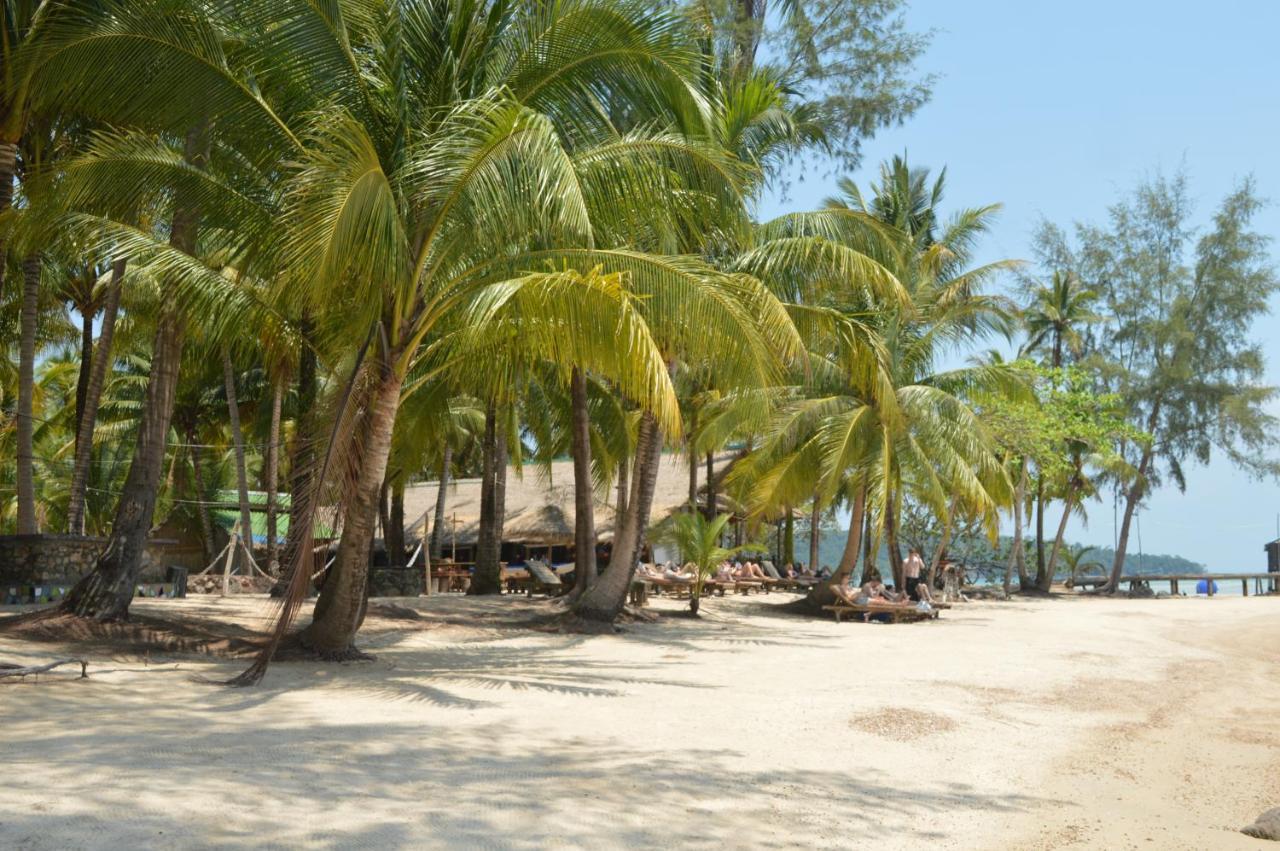 Palm Beach Bungalow Resort Prek Svay Village Bagian luar foto